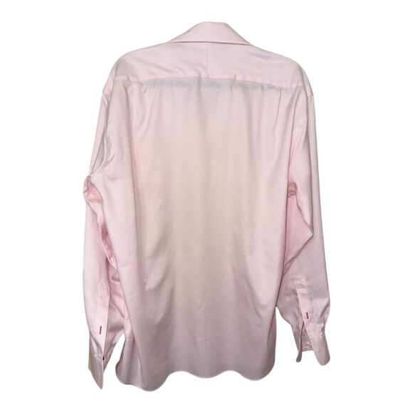 Tommy Hilfiger Men’s Long Sleeve Button-Up Shirt  Light Pink – Size 16 34-35 - Picture 4 of 5